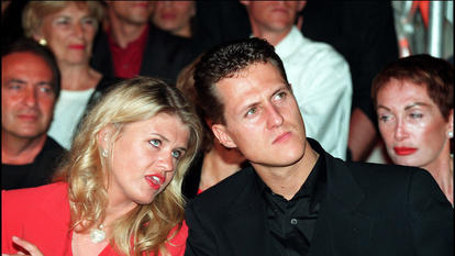 Michael Schumacher und Frau Corinna 1996