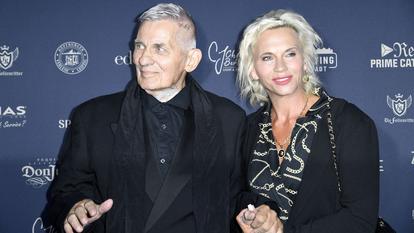Heinz Hoenig und seine Frau Annika Kärsten-Hoenig beim International Emmy Awards 2025 im Schlosshotel in Berlin am 07.07.2025