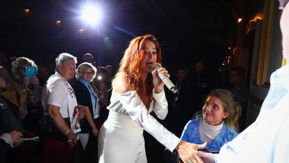 Andrea Berg eröffnet ihre "Hautnah"-Tournee in der Hamburger Laeiszhalle.