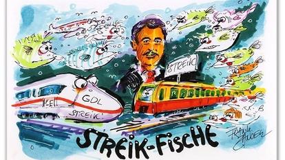 Frank Zander Streik-Fische