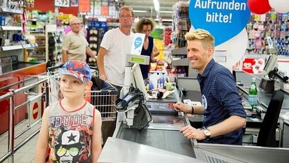 Maxi Arland Deutschland rundet auf Kaufland