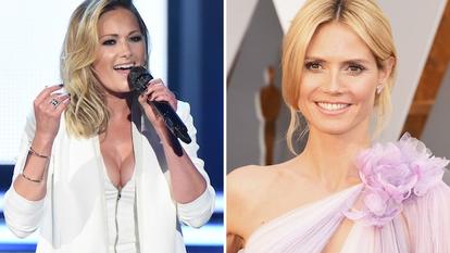 Helene Fischer und Heidi Klum.