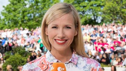 Andrea Kiewel im „ZDF-Fernsehgarten“.