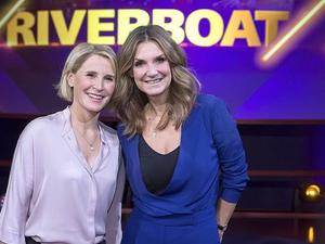 Die „Riverboat“-Crew Susan Link und Kim Fisher (v. l.) moderiert heute Abend im MDR Fernsehen die Sendung.