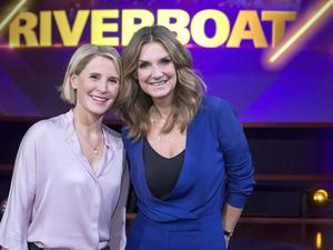 Kim Fisher und Susan Link moderieren das MDR "Riverboat".