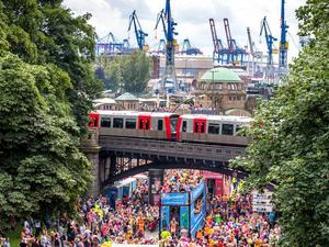 Zum 22. Mal findet der Schlagermove in Hamburg statt. 