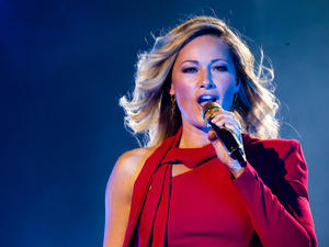 Helene Fischer bei ihrem Auftritt in Burladingen. 