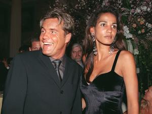 Dieter Bohlen und Nadja Abd el Farrag im Februar 1999 in Berlin. 