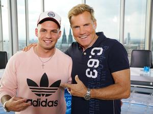 Pietro Lombardi mit seinem Mentor Dieter Bohlen. 