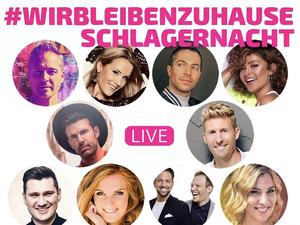 Alle Schlager-Künstler der #WirBleibenZuhauseSchlagernacht