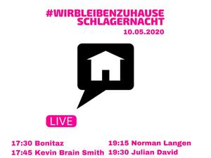 Am Muttertags-Sonntag, 10. Mai, veranstalten Julian David und 11 weitere Schlagerstars die dritte #WirBleibenZuhauseSchlagernacht auf Instagram. Los geht es um 17:30 Uhr. 