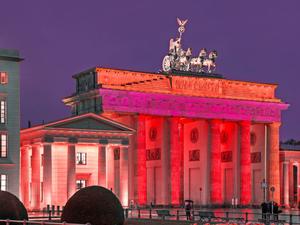 Aktion „Night of Light“ – Brandenburger Tor 