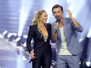 Florian Silbereisen und Helene Fischer beim "Das große Schlagercomeback.2022"