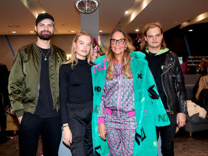 Natascha Ochsenknecht mit Tochter Cheyenne Savannah Ochsenknecht und Söhnen Jimi Blue Ochsenknecht und Wilson Gonzalez Ochsenknecht
