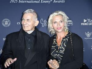 Heinz Hoenig und seine Frau Annika Kärsten-Hoenig beim International Emmy Awards 2025 im Schlosshotel in Berlin am 07.07.2025