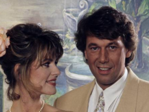 Anja Schüte und Roland Kaiser 1990
