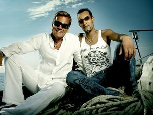 „DSDS“-Chefjuror Dieter Bohlen und Mark Medlock im Jahr 2007.