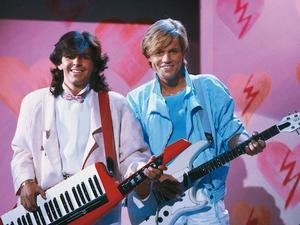 Thomas Anders und Dieter Bohlen als Modern Talking in den Achtzigern.