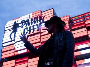 Udo Lindenberg vor seiner geplanten „Panik City“ in Hamburg.