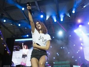 Vanessa Mai bei ihrem Auftritt auf der Waldbühne in Berlin.