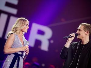 Matthias Schweighöfer und Helene Fischer bei ihrem gemeinsamen Auftritt 2017.