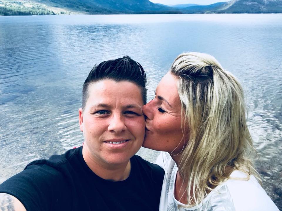 Kerstin Ott und ihre Frau Karolina.