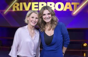 Die “Riverboat”-Crew Susan Link und Kim Fisher (v. l.) moderiert heute Abend im MDR Fernsehen die Sendung.
