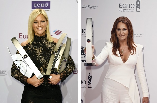 “Echo” 2018: Helene Fischer und Andrea Berg zählen zu den Nominierten.