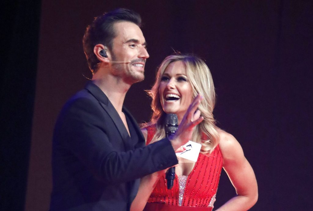 Florian Silbereisen und Helene Fischer bei den “Schlagerchampions – Das große Fest der Besten”.