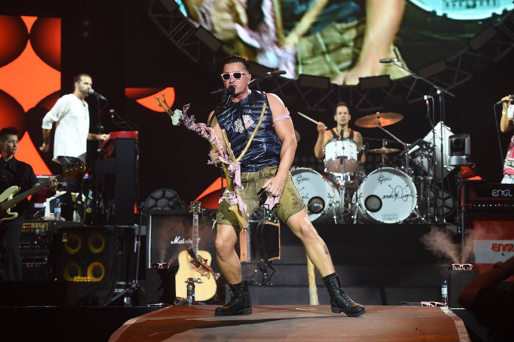 Mit seiner Band rockte der Steirer über 11.000 Menschen ein.