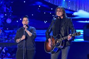 Kerstin Ott und Dieter Birr bei der Aufzeichnung der TV-Weihnachtshow “Weihnachten bei uns” mit Kim Fisher in der Stadthalle Zwickau am 06.11.2018 - Sendedatum Samstag 08. Dezember 2018 im MDR.