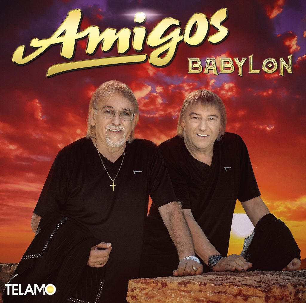 So sieht das Cover des neuen Amigos-Albums “Babylon”  aus.