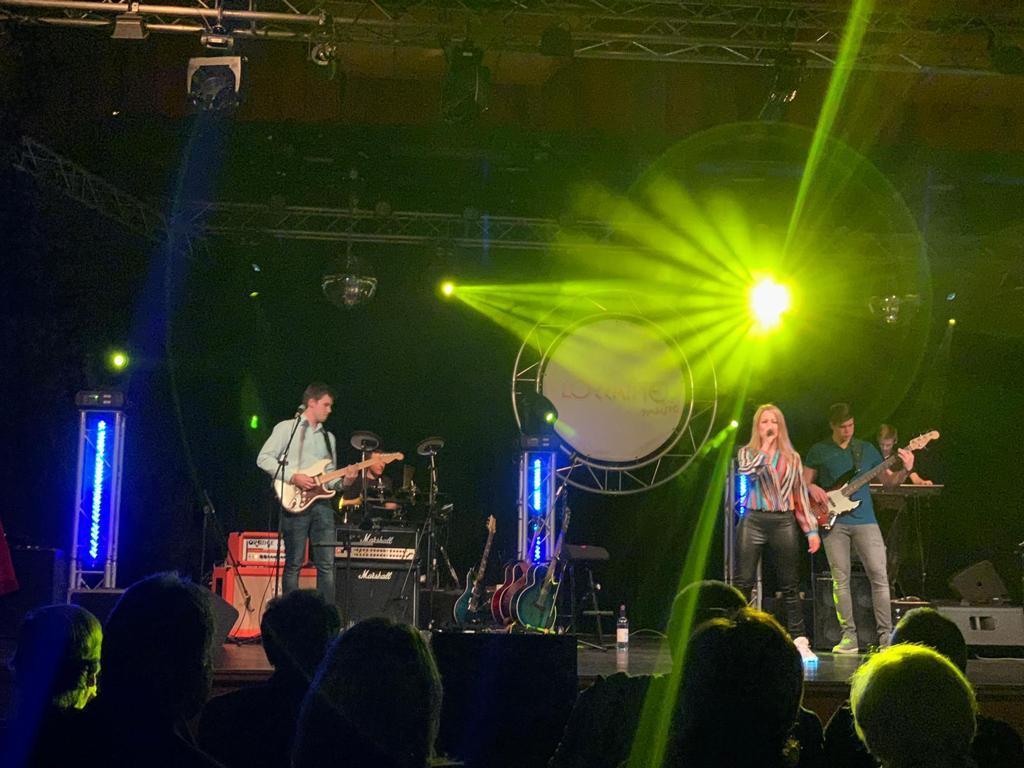 Lorraine auf dem Releasekonzert ihres Albums “Zufluchtsort” am 12. April 2019 in Gelnhausen.