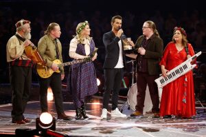 Florian Silbereisen mit der Kelly Family
