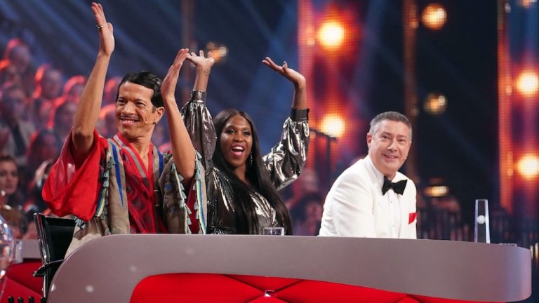 Die “Let’s Dance” Jury: Jorge Gonz├ílez (l.), Motsi Mabuse und Joachim Llambi.