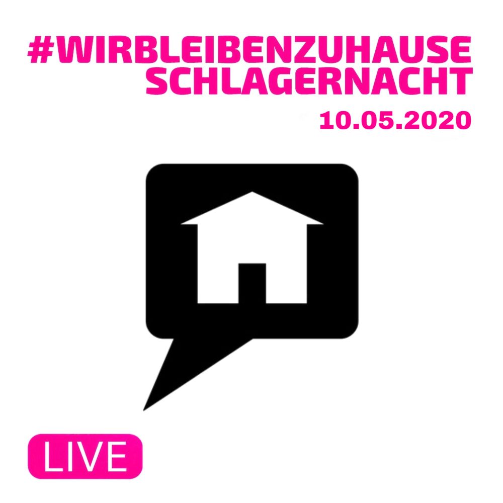 Die dritte #WirBleibenZuhauseSchlagernacht findet am Muttertag statt.