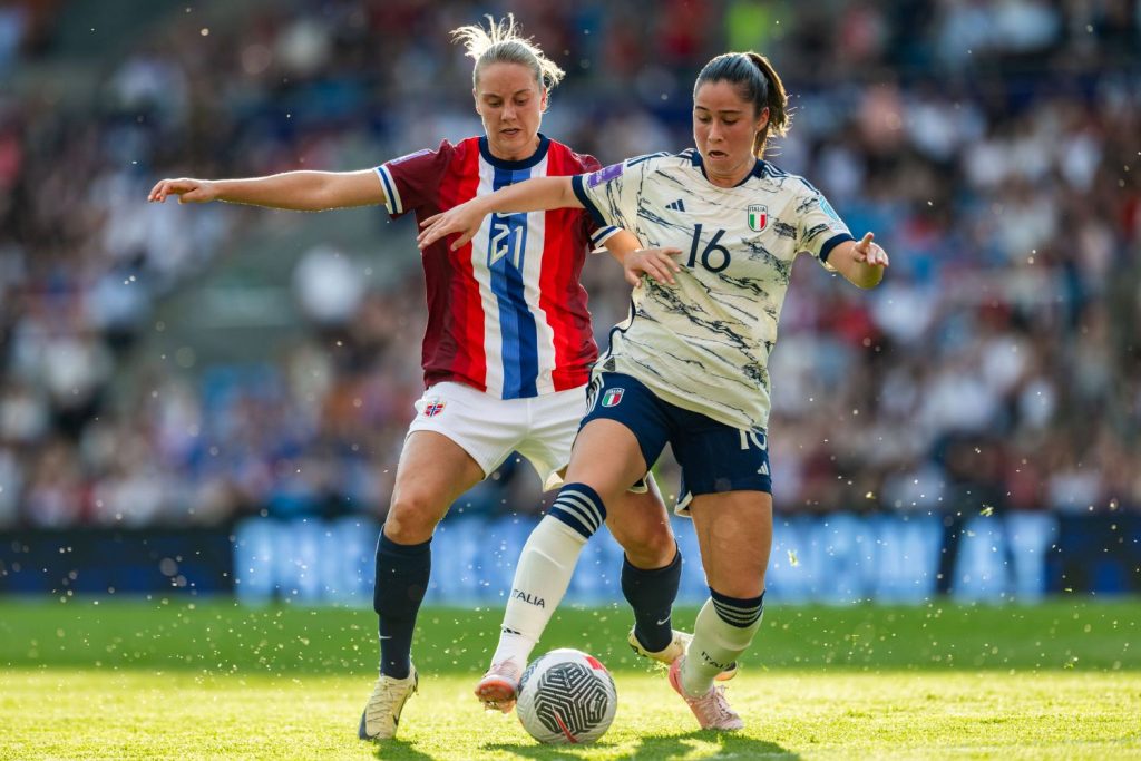 Frauen-Fußball, EM Quali, Norwegen - Italien, 2024