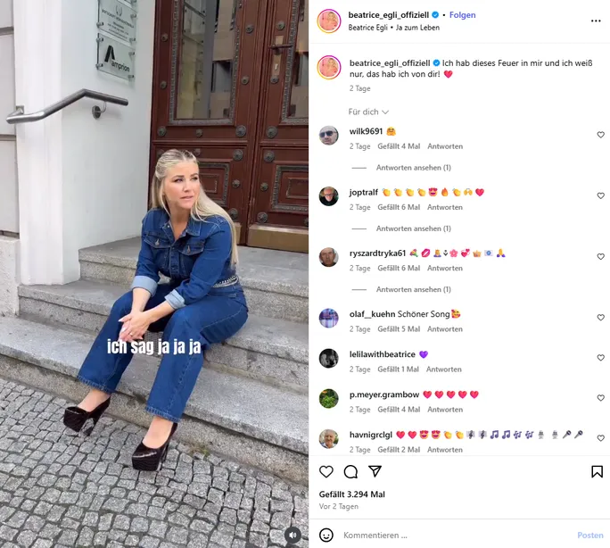 Instagram / beatrice_egli_offiziell