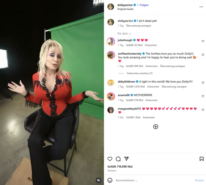 Instagram / dollyparton