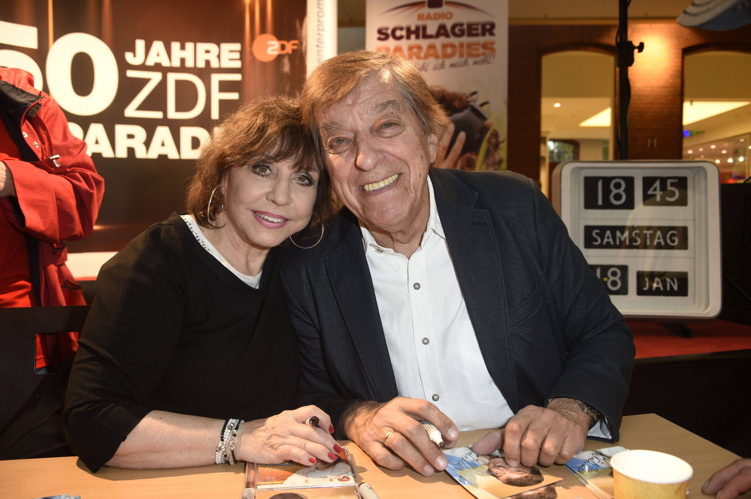 Tina York und Bata Illic beim Event 50 Jahre ZDF-Hitparade in Cottbus 2019.