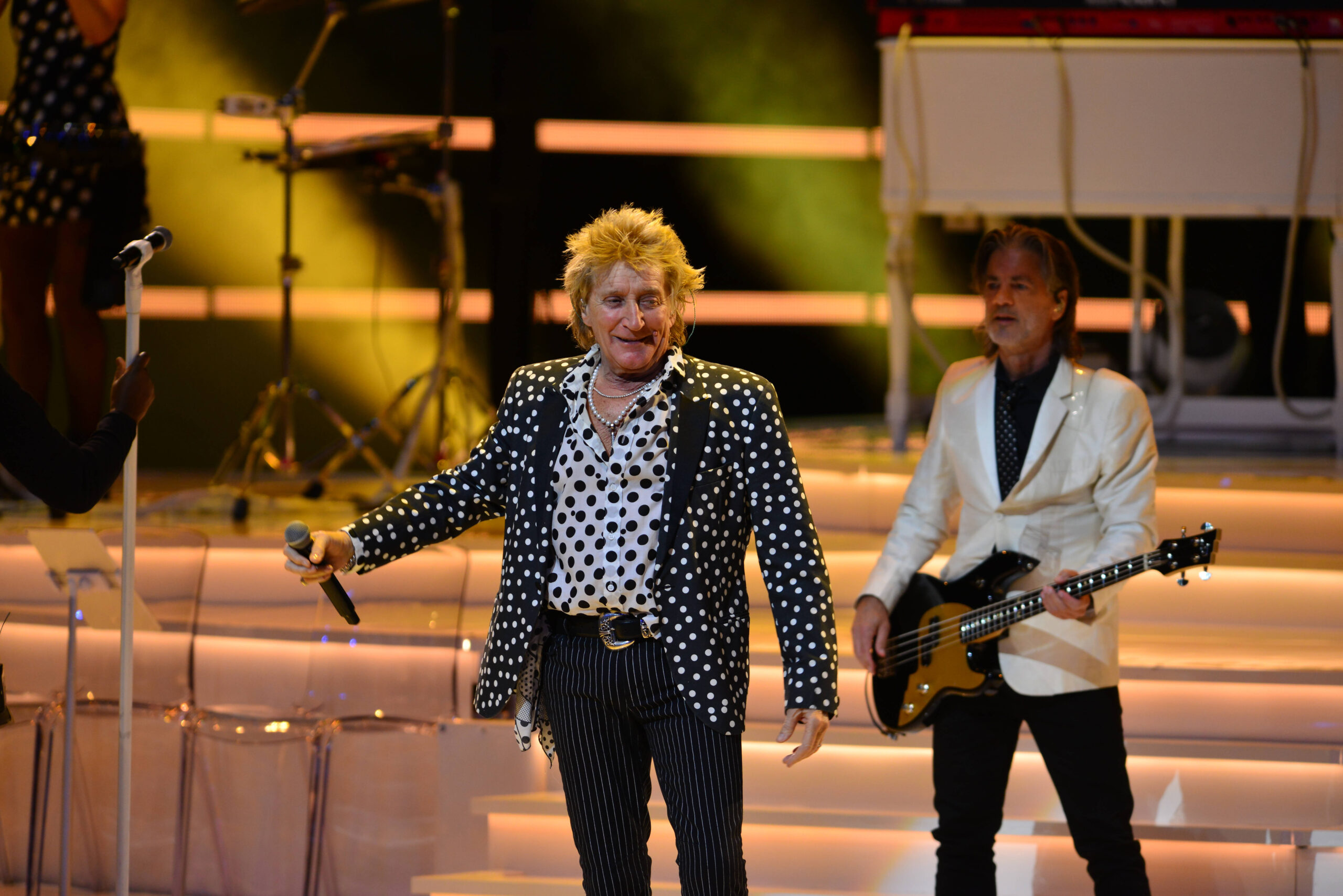 Rod Stewart auf der Bühne der One Last Time Tour, Hard Rock Live Hollywood 2026