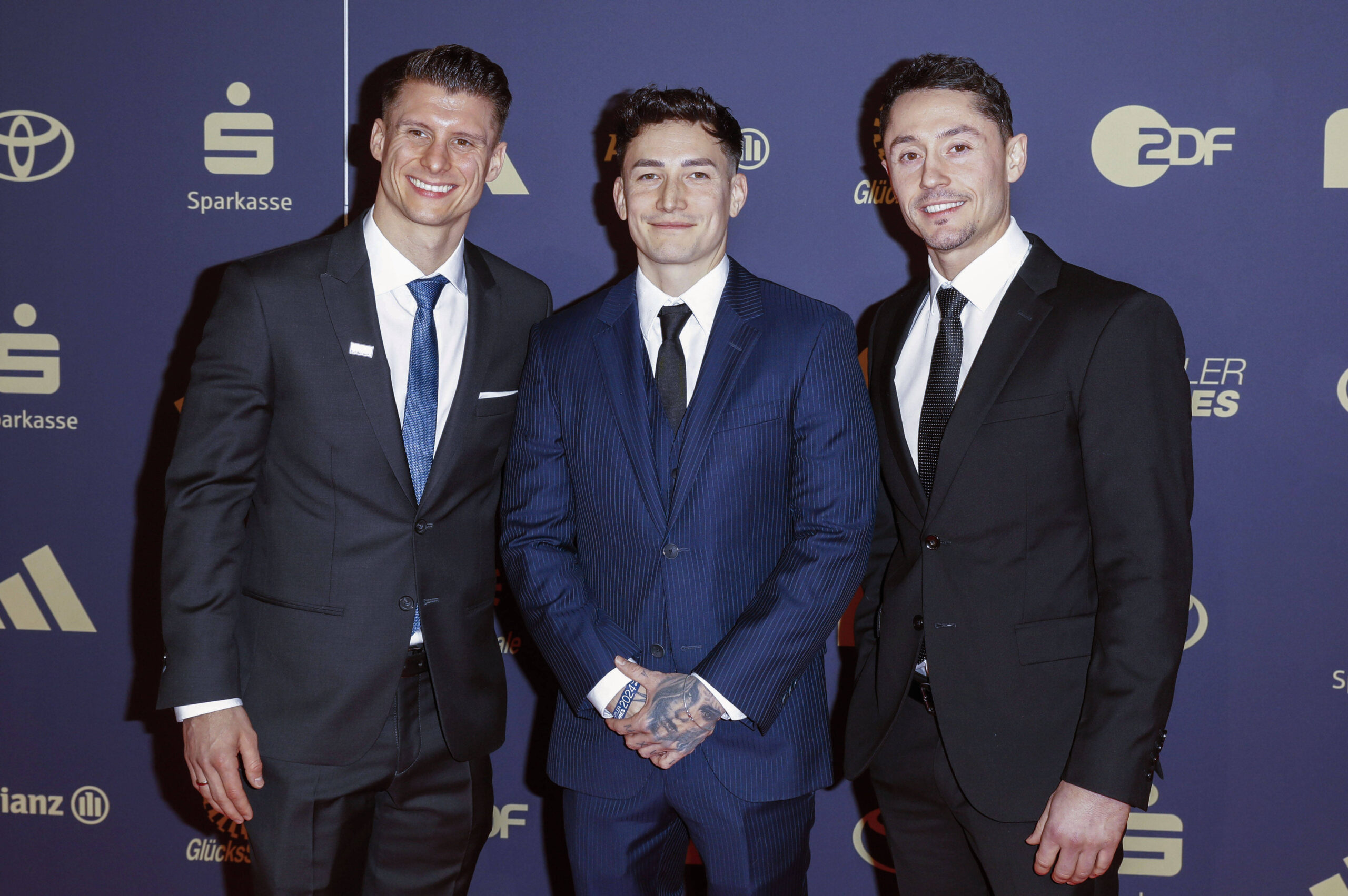 Lukas Dauser, Marcel Nguyen und Andreas Toba bei der Sportler des Jahres Gala 2024