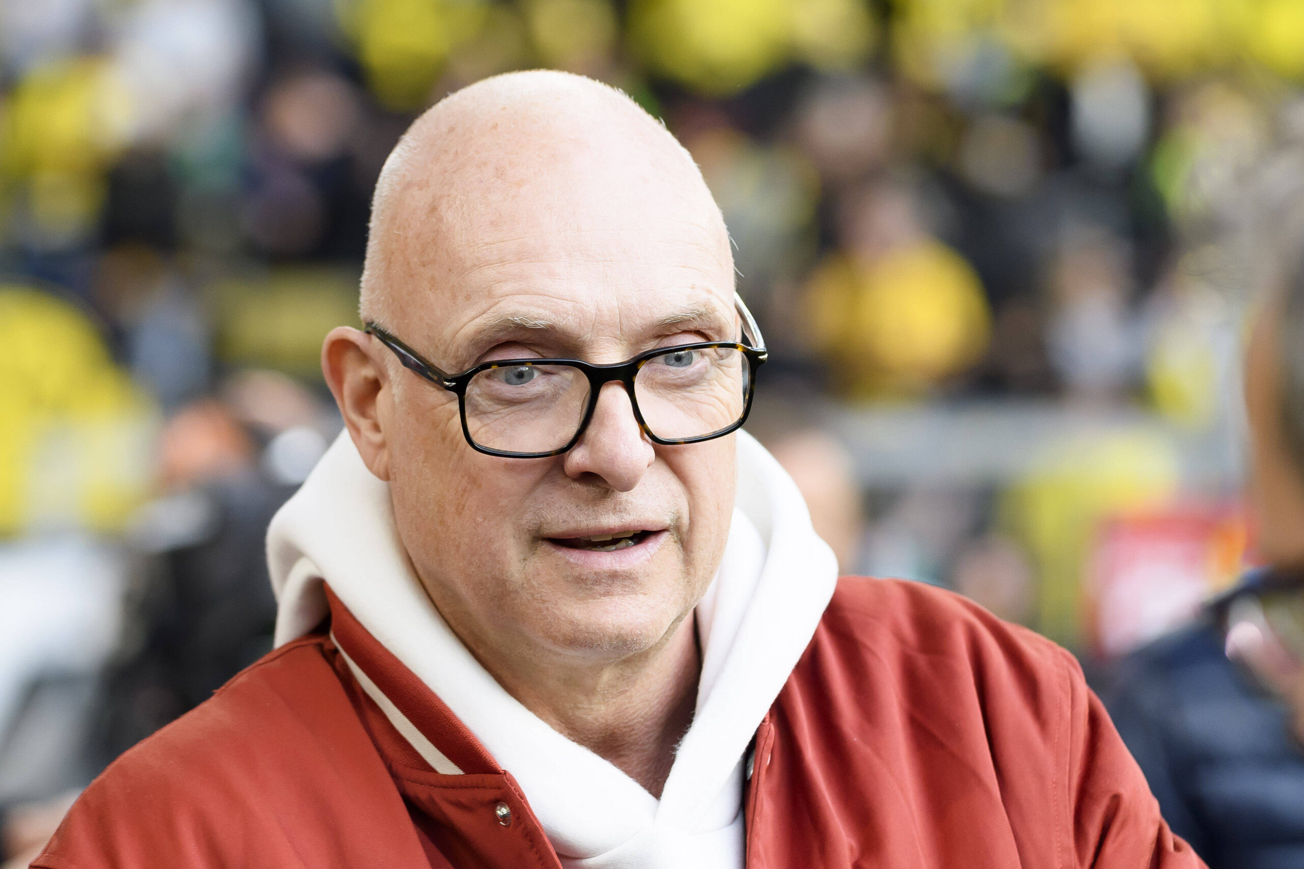 Frank Buschmann beim Bundesliga-Spiel Borussia Dortmund gegen Eintracht Frankfurt im Mai 2026
