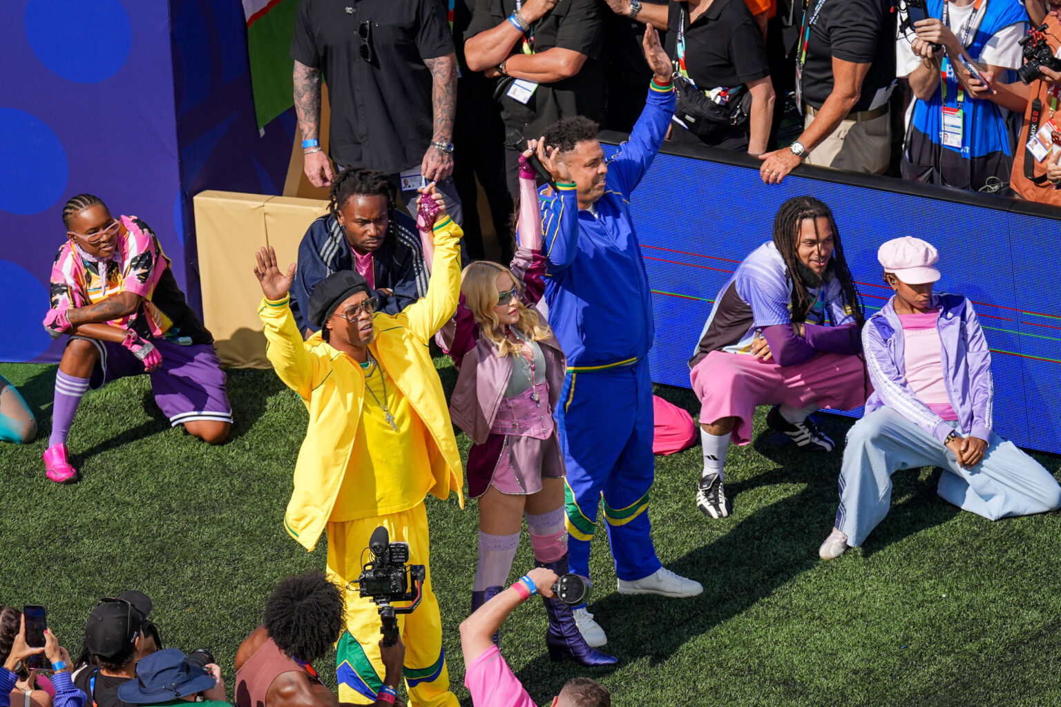 Madonna bei der Halbzeitshow des WM-Finales 2026 in East Rutherford
