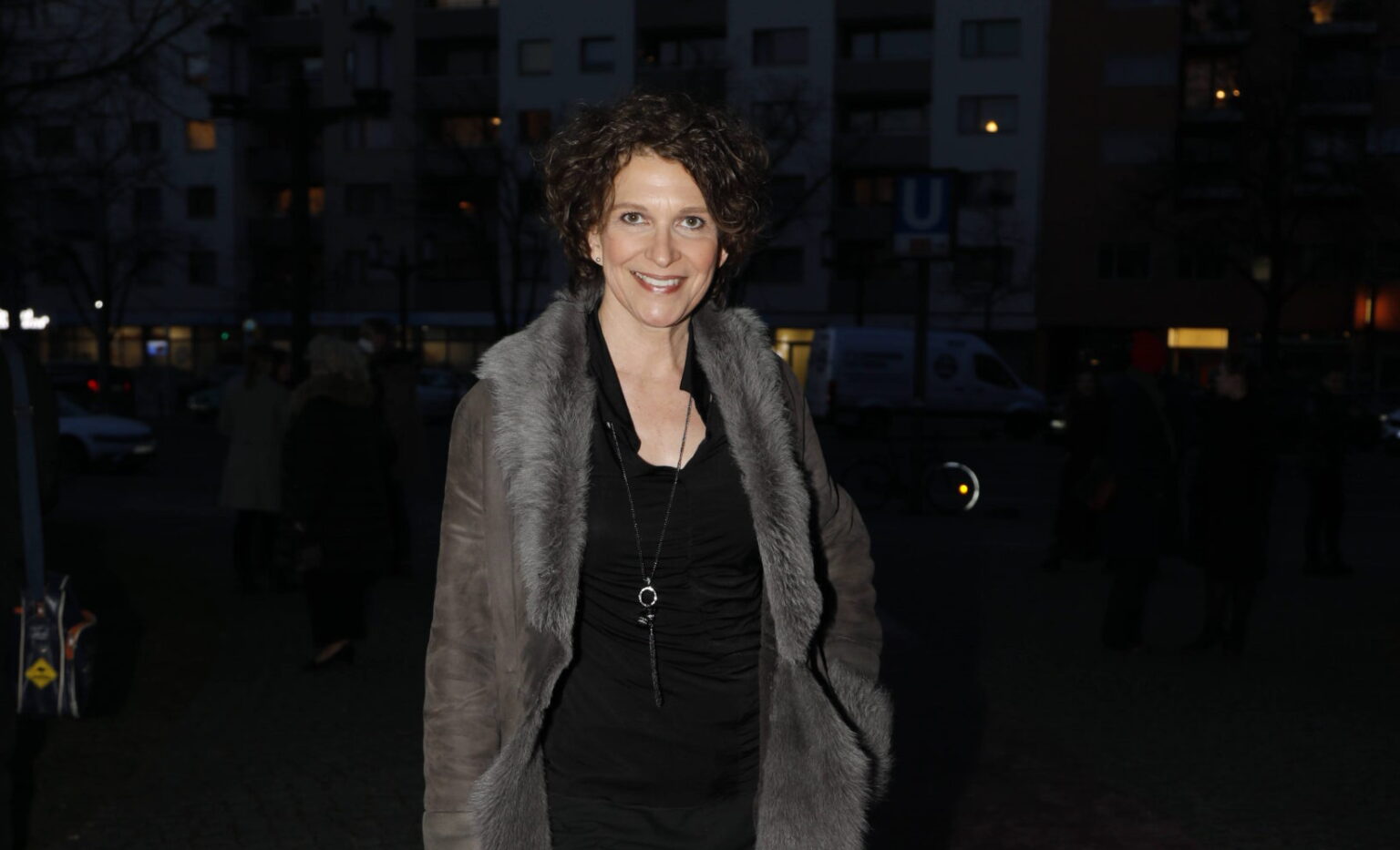 Heike Kloss im Februar 2022 bei einer Theaterpremiere in Berlin