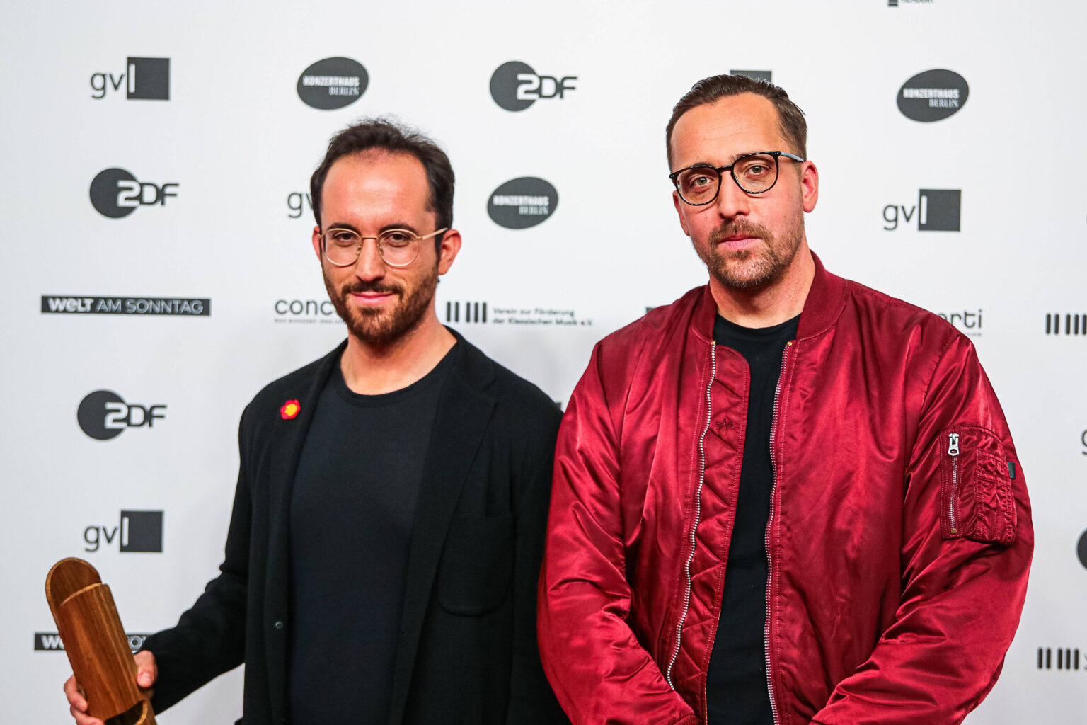Igor Levit und Danger Dan bei der Verleihung des Opus Klassik 2022 in Berlin