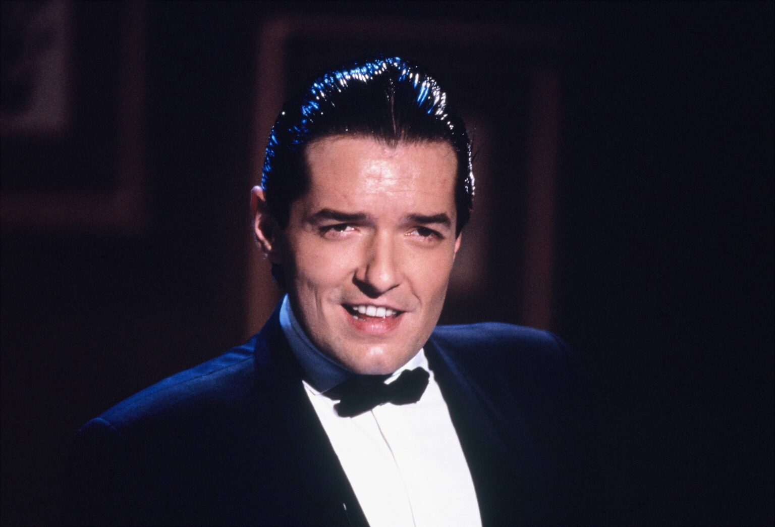 Der österreichische Sänger Falco im Porträt, aufgenommen 1985