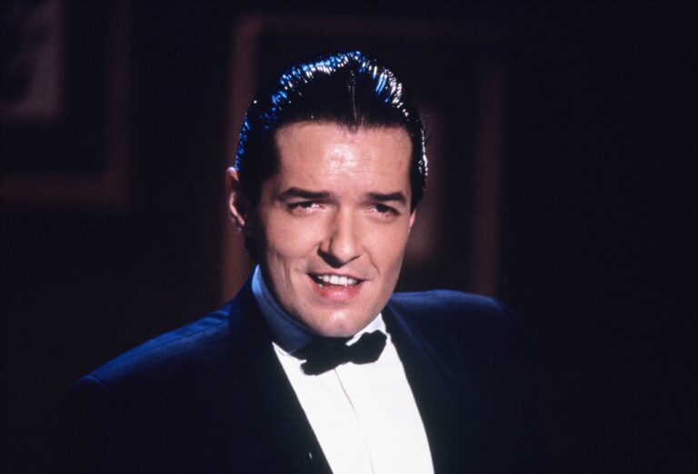 Der österreichische Sänger Falco im Porträt, aufgenommen 1985