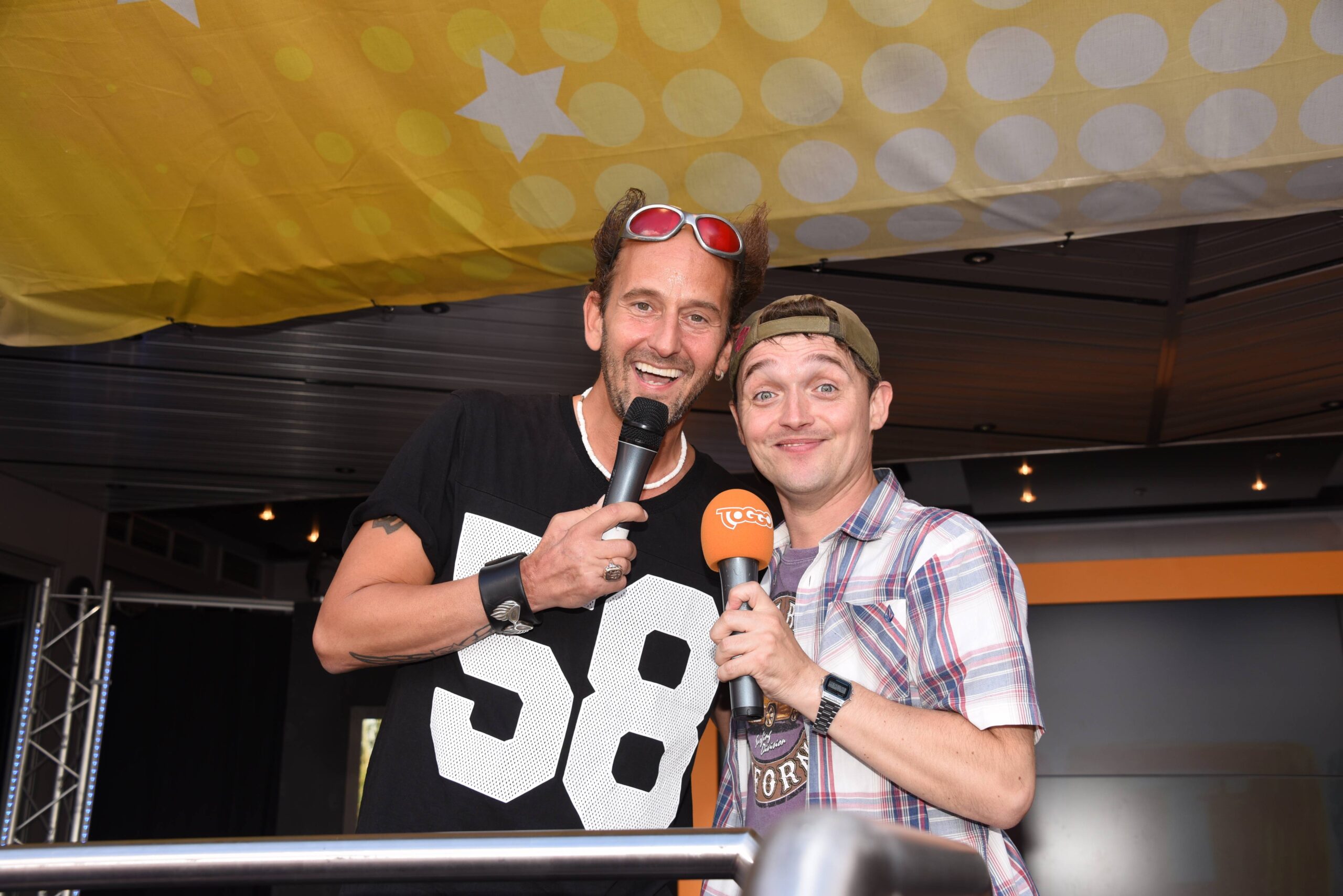 Paddy Kroetz und Tom Lehel beim RTL Spendenmarathon in Köln