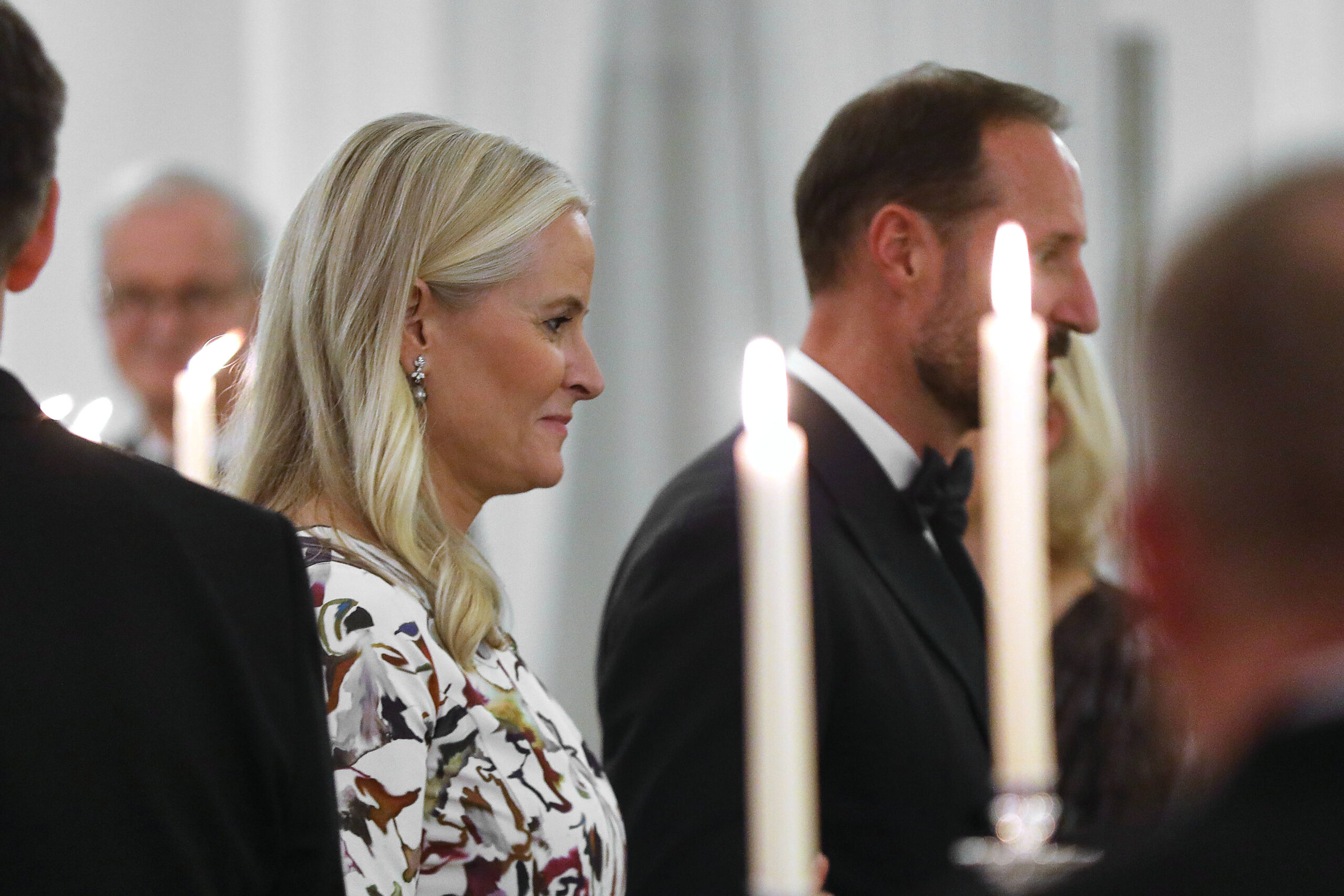 Kronprinzessin Mette-Marit und Kronprinz Haakon von Norwegen bei einem offiziellen Termin